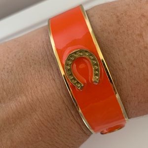 Wimberly Enamel Equestrian Horseshoe Bracelet